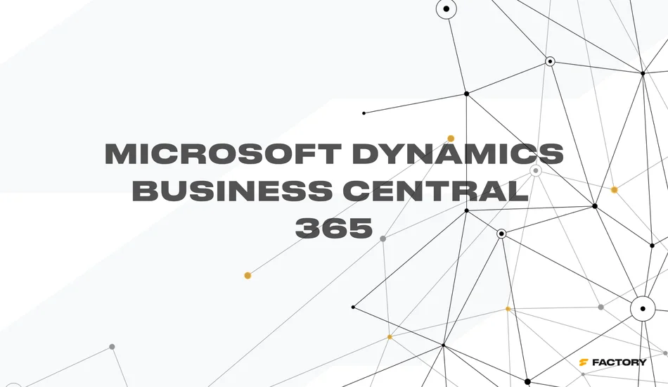 Vizual s porukom Microsoft Dynamics Business Central 365, koji vodi korisnika prema dodatnim informacijama o Business Central ERP sustavu.